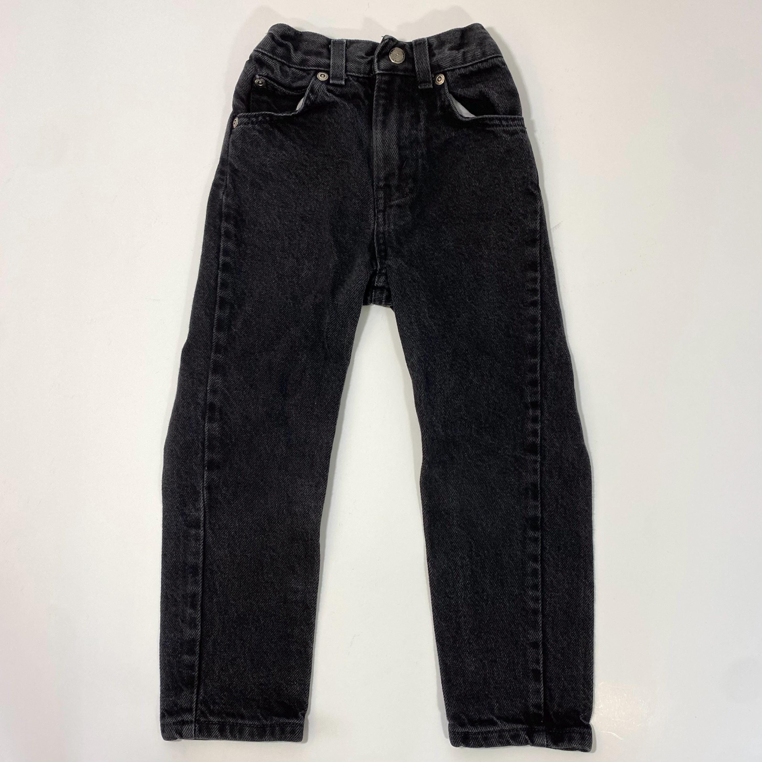 Vintage 90's Arizona Black Straight Leg Jeans Size 4 - Vintage 4T