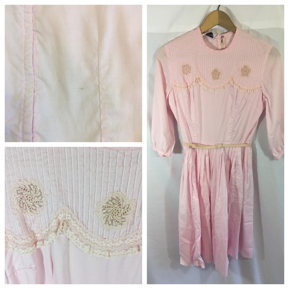 Bouncy Bubblegum Pink Dress - Vintage Dress - Siz… - image 4