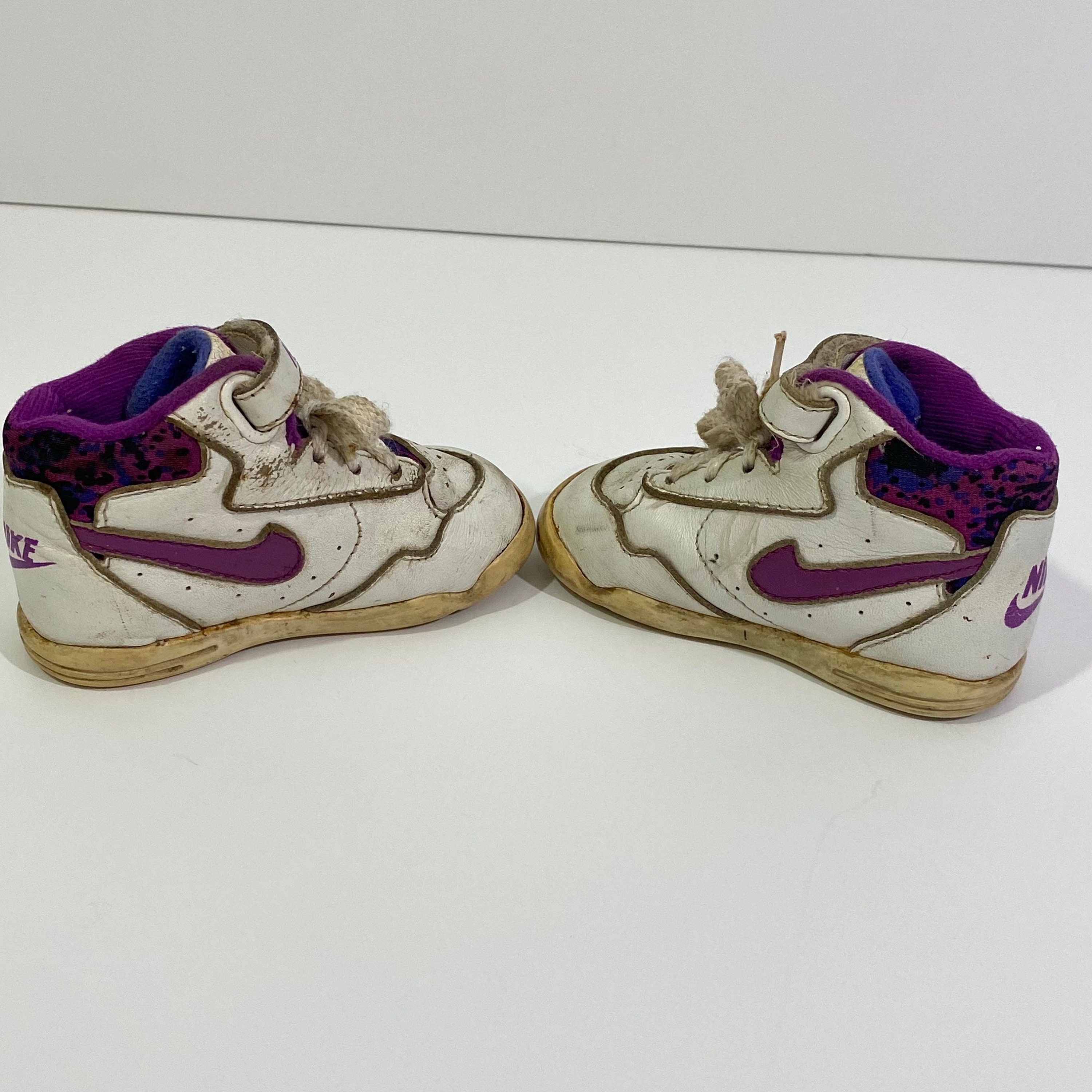 新品 90s ナイキ 1991 INFANT JORDAN COLLECTION Vintage 1991 Nike High Top Baby Sneakers Size 3.5 - 90's