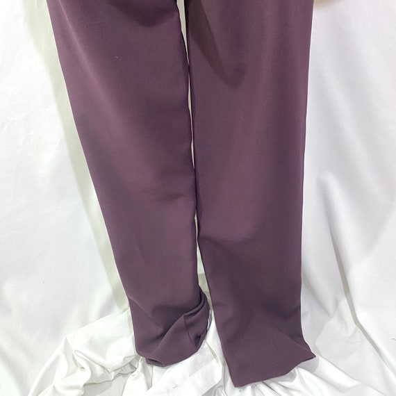 Vintage 90’s City Triangles Purple Pant Suit Size… - image 10