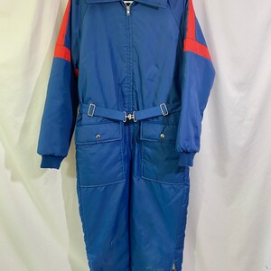 Mens Vintage Sears Snowmobile Suit Medium Vintage Medium Snow Suit Mens Snow Suit Insulated Coveralls image 6