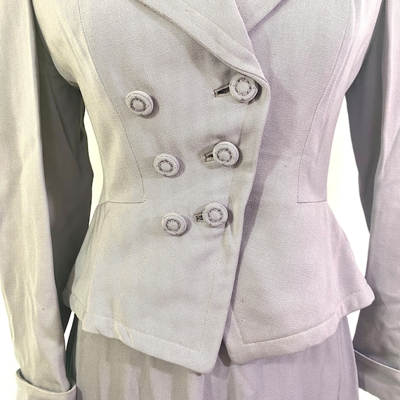 Women‘a Vintage 40’s 50’s Lavender Purple Skirt S… - image 3