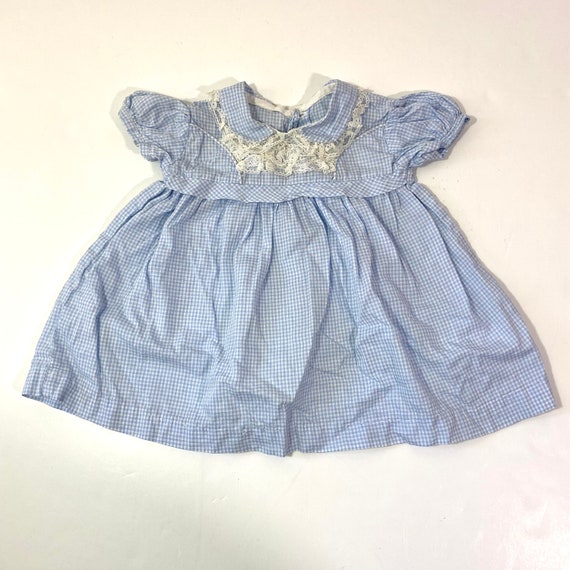 Baby Girl’s Vintage 60’s Baby Dress 3 6 9 Months … - image 1