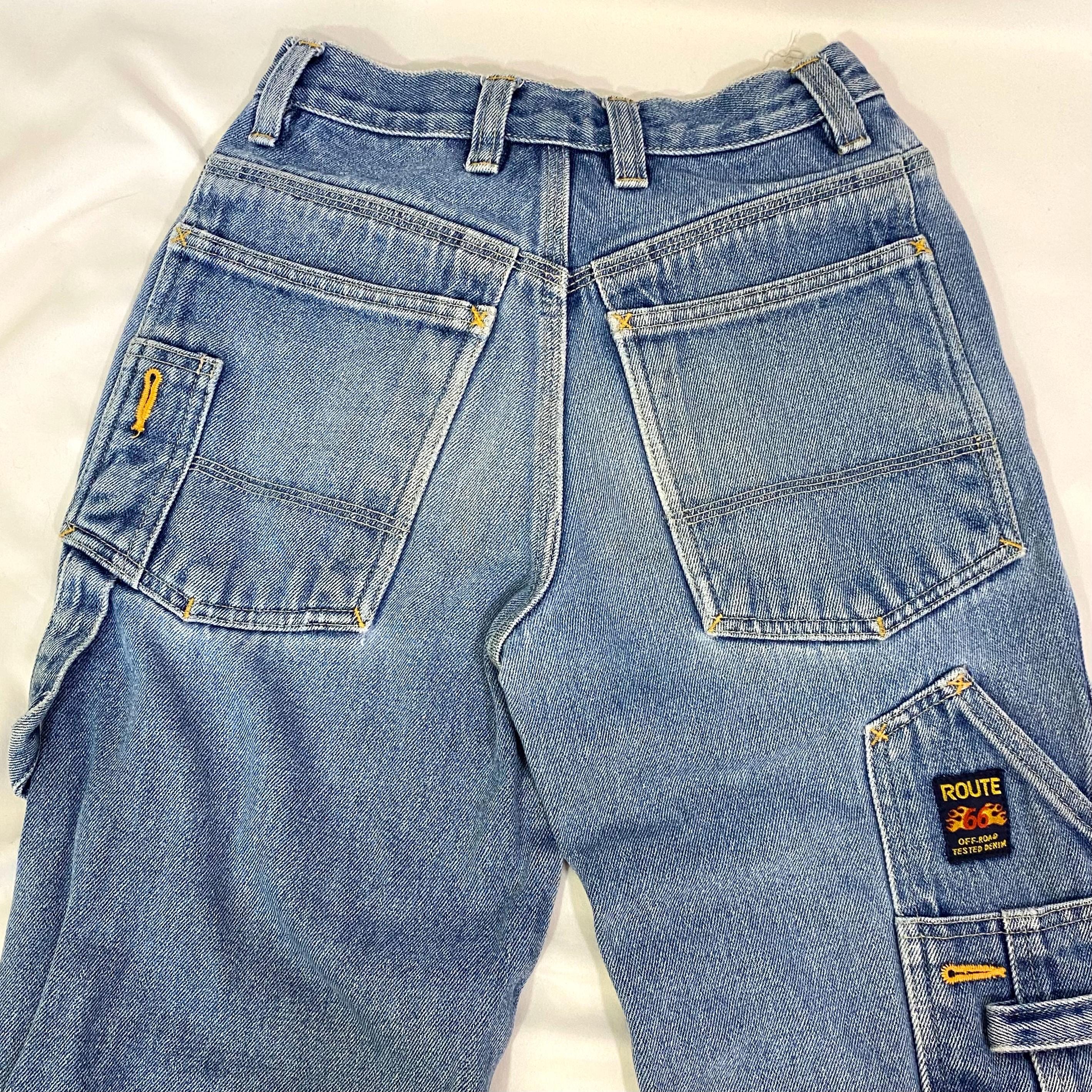 Boy's Vintage 90's Route 66 Carpenter Jeans Size 10 - Vintage