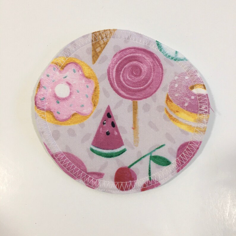 Single Pair 2 Reusable Cotton Flannel Nursing Pads Etsy