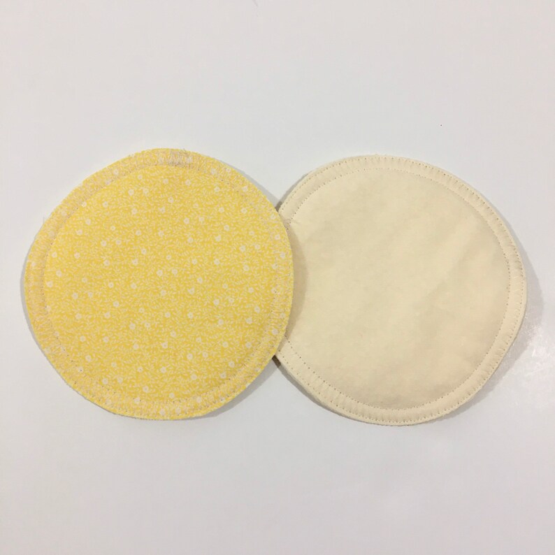 Single Pair 2 Reusable Cotton Flannel Nursing Pads Etsy