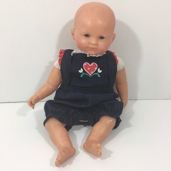 Girl’s Vintage 80’s Healthtex Denim Bubble Romper… - image 1