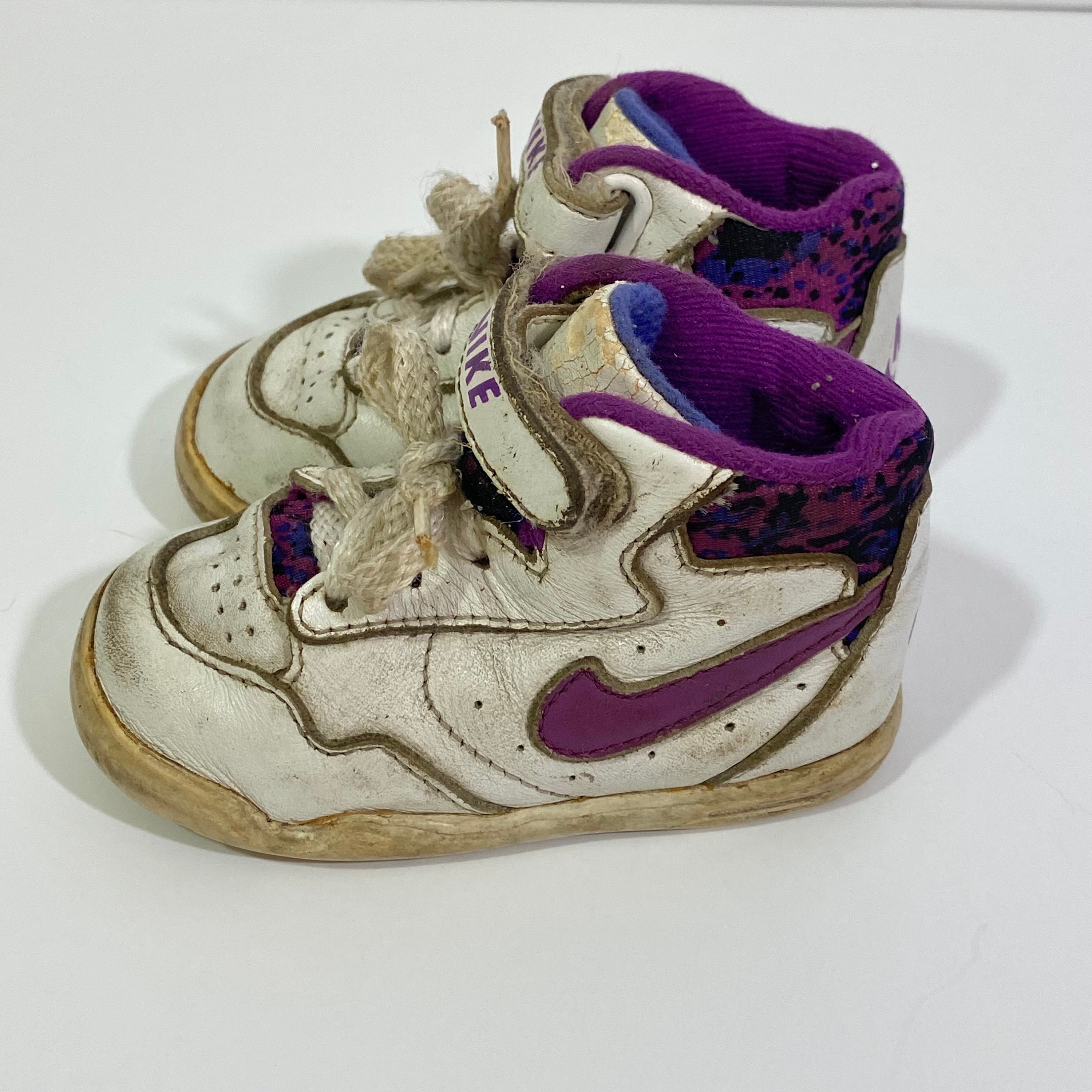 新品 90s ナイキ 1991 INFANT JORDAN COLLECTION Original 1991 NIKE Air Jordan 1 Infant Baby Shoes US2 size