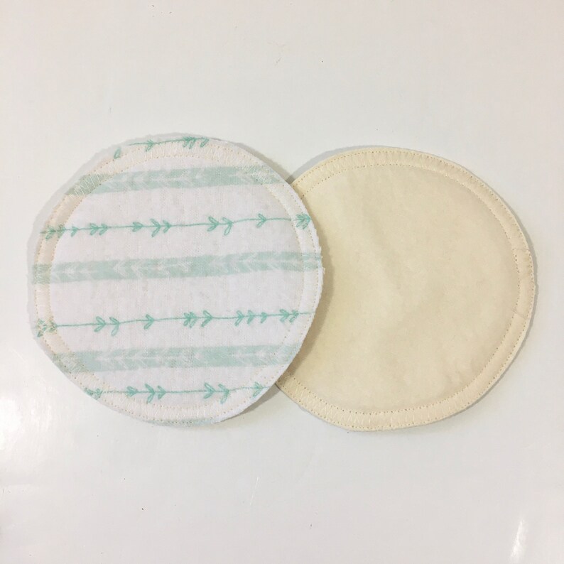 Single Pair 2 Reusable Cotton Flannel Nursing Pads Etsy