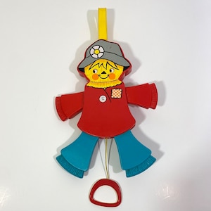 Vintage 1978 Fisher Price Scarecrow Pull Toy - Vintage Baby Toy - 70’s Fisher Price Toy - 70’s Baby Toy - Vintage Fisher Price
