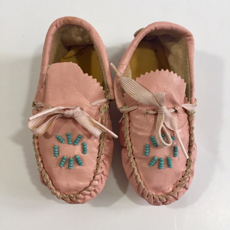 vintage leather moccasins
