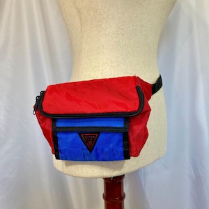 Vintage 80’s Super Pouch Fanny Pack - Vintage Fanny Pack - Red Fanny Pack - 90’s Fanny Pack