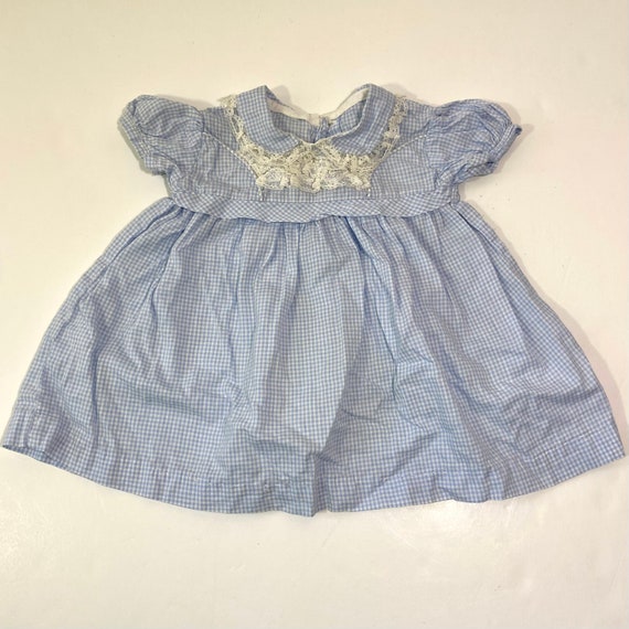 Baby Girl’s Vintage 60’s Baby Dress 3 6 9 Months … - image 5