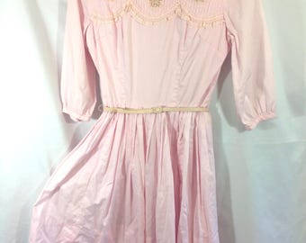 Bouncy Bubblegum Pink Dress - Vintage Dress - Size XS Small - Vintage Pink Dress - 50&#39;s Dress - Jonathan Logan Dress - Rockabilly Dress