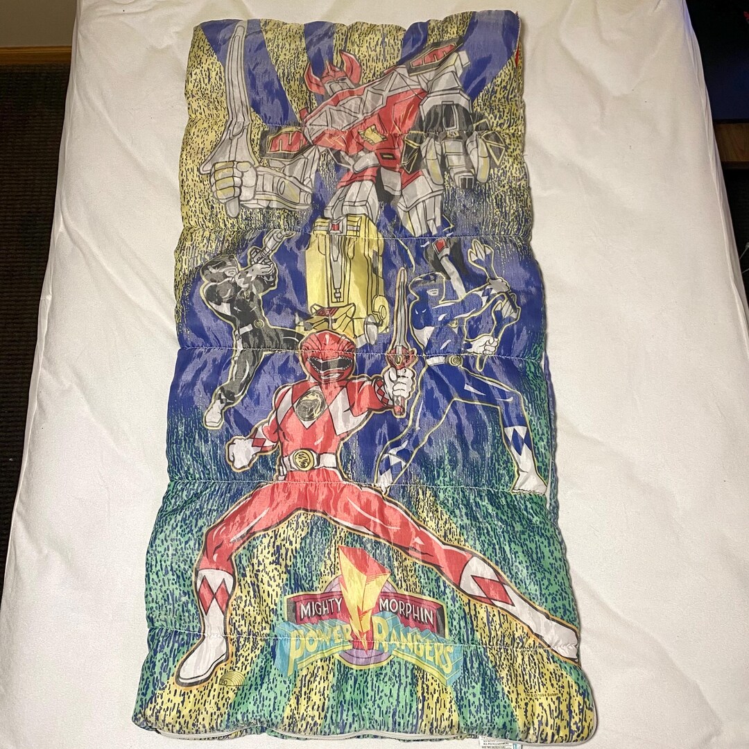 Kid’s Vintage 90’s Mighty Morphin Power Rangers Sleeping Bag - Vintage ...