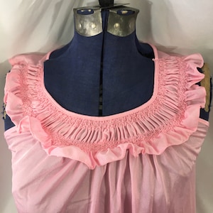 Women’s Vintage 70’s Maxi Nightgown Medium - Vintage Medium Nightgown - Vintage Nightie - Vintage Lingerie - 70’s Nightgown - Long Nightgown