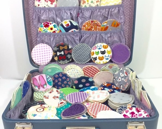 Reusable Cloth Nursing Pads Cotton Flannel Breastfeeding Pads