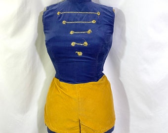 Women’s Vintage Majorette Outfit Small - 50’s Majorette Uniform - Small Majorette Costume - 60’s Majorette Outfit - Vintage Cheerleader