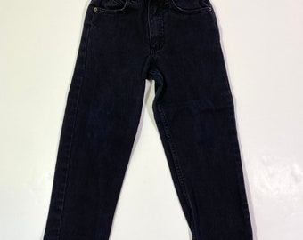 Vintage 90’s Highland Outfitters Black Jeans Size 6 - 90’s Jeans - Vintage Size 6 Jeans - Black Denim - Kids Vintage Jeans