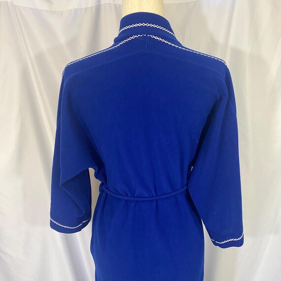 Vintage Vassarette Blue Robe Medium - Vintage Med… - image 5