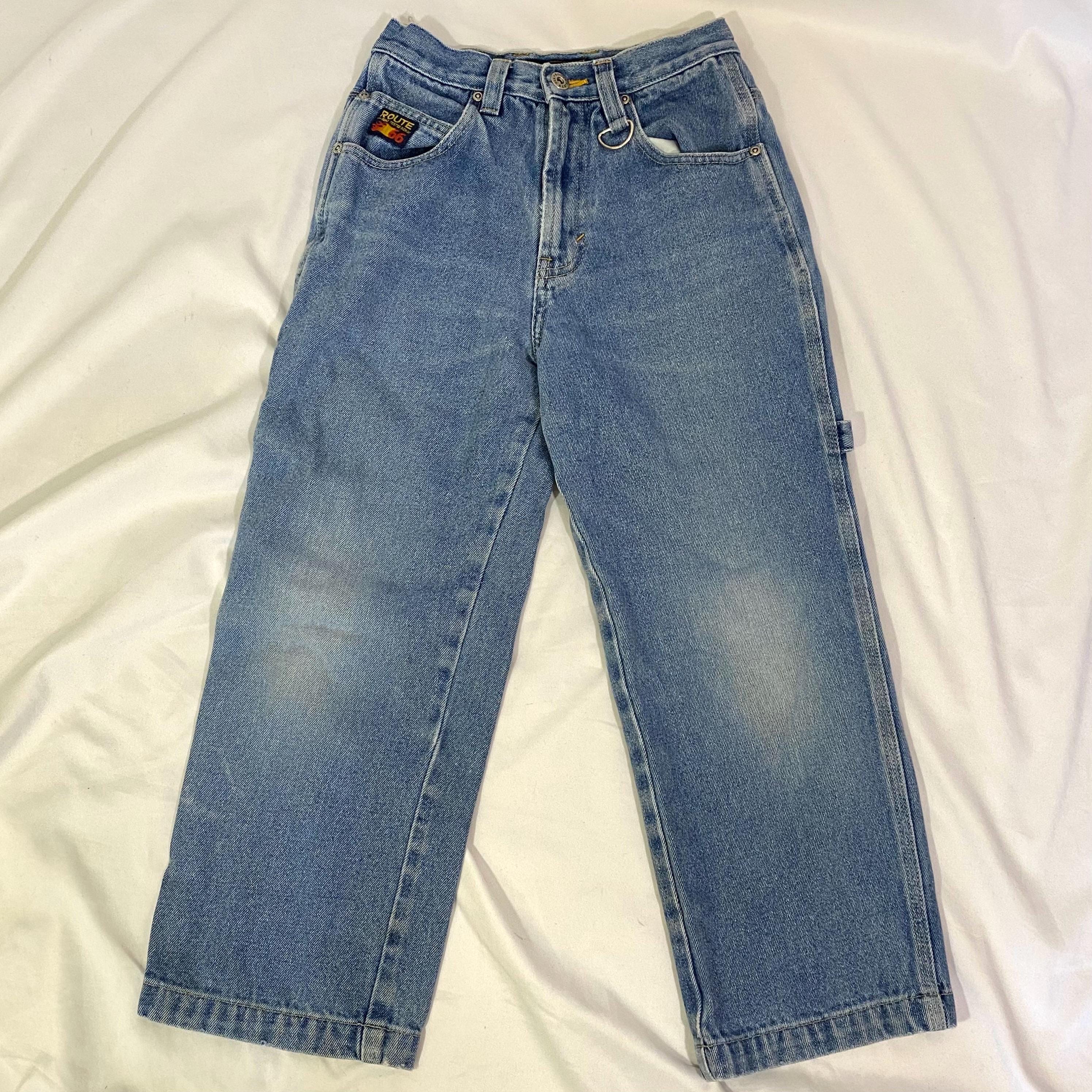 Boy's Vintage 90's Route 66 Carpenter Jeans Size 10 - Vintage