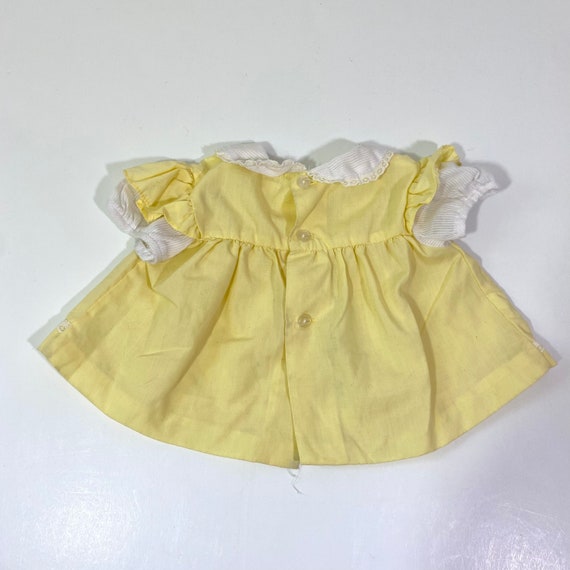 Baby Girl’s Vintage 80’s Yellow Bunny Dress 3 6 m… - image 4