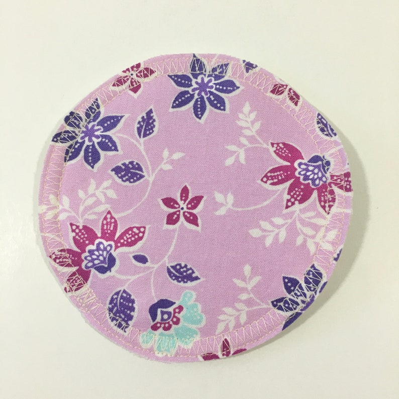 Single Pair 2 Reusable Cotton Flannel Nursing Pads Etsy