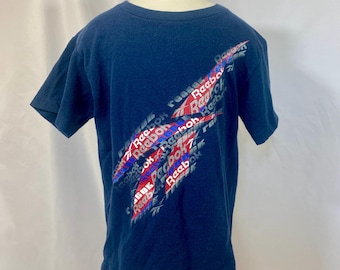 Camiseta infantil con el logotipo de Reebok de los años 90 (talla mediana) - Camiseta vintage mediana - Camiseta vintage Reebok - Camiseta vintage mediana Reebok - Camiseta deportiva