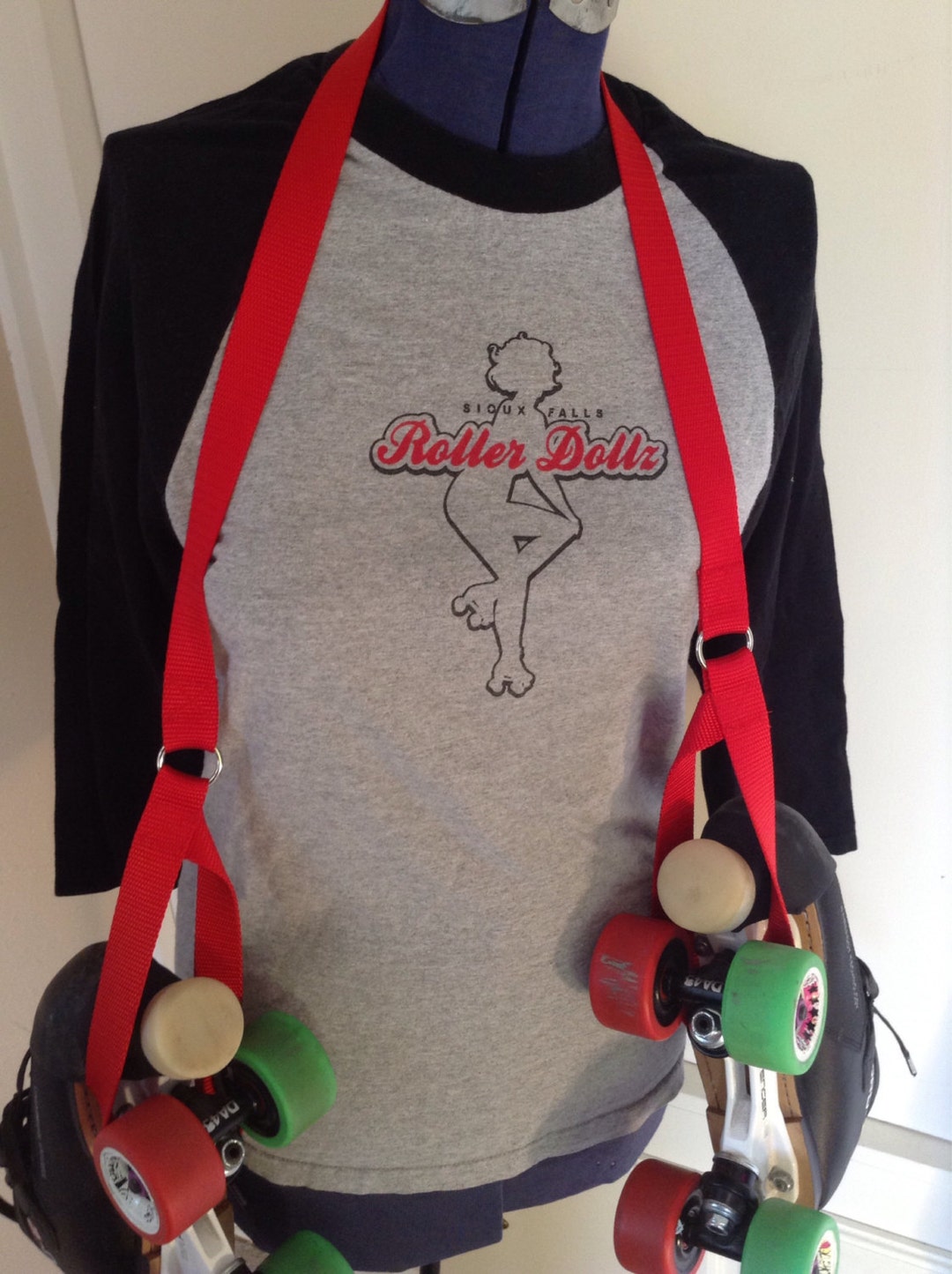 Red Skate Sling Roller Derby Roller Skate Accessory Skate Noose Skate