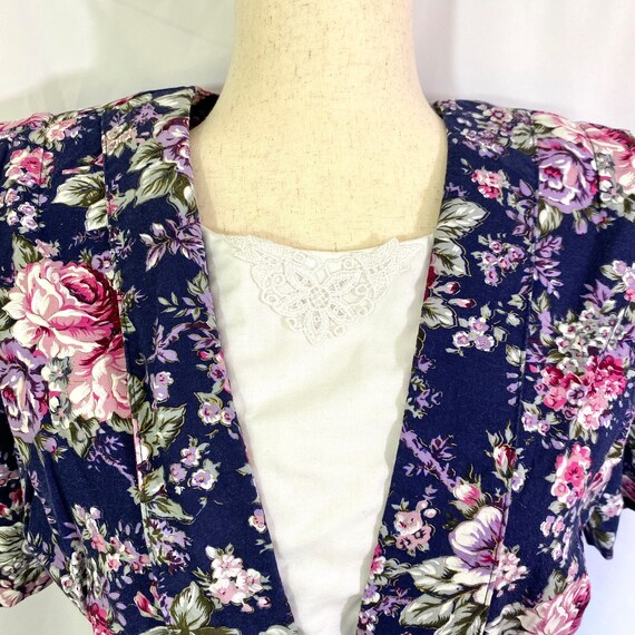 Women’s Vintage 90’s Miss Darby Floral Midi Dress… - image 6