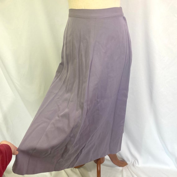 Women‘a Vintage 40’s 50’s Lavender Purple Skirt S… - image 5