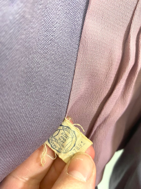 Women‘a Vintage 40’s 50’s Lavender Purple Skirt S… - image 10