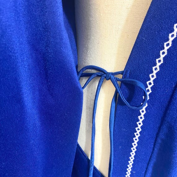 Vintage Vassarette Blue Robe Medium - Vintage Med… - image 8