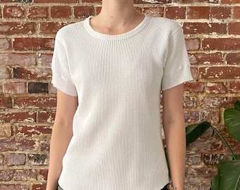 Vintage 60s Kingsway Simpson-Sears Distressed Waffle Thermal - Medium