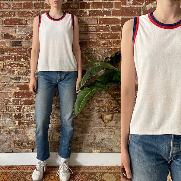 Terry Rose Tank - Red