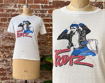 Vintage 1970's Happy Days / the Fonz Personalized Artwork Tee