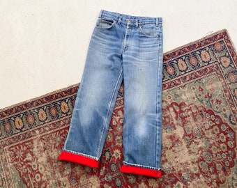 Vintage 1960s Levi's 501 Big E Redline Selvedge Jeans - 60s Vintage 1960s Levi's 501 Big E Redline Selvedge Jeans - 60s
