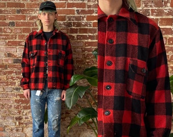 Levi's red and black plaid jacket store