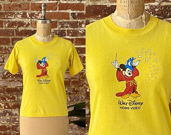 Vintage 1980s Walt Disney Home Video T-shirt - 80s Mickey Vintage 1980s Walt Disney Home Video T-shirt - 80s Mickey