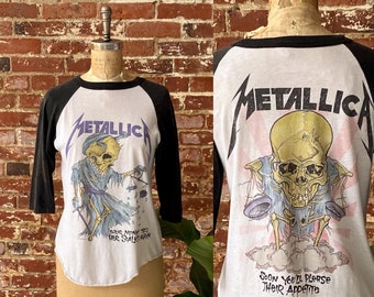 Metallica Raglan - Etsy