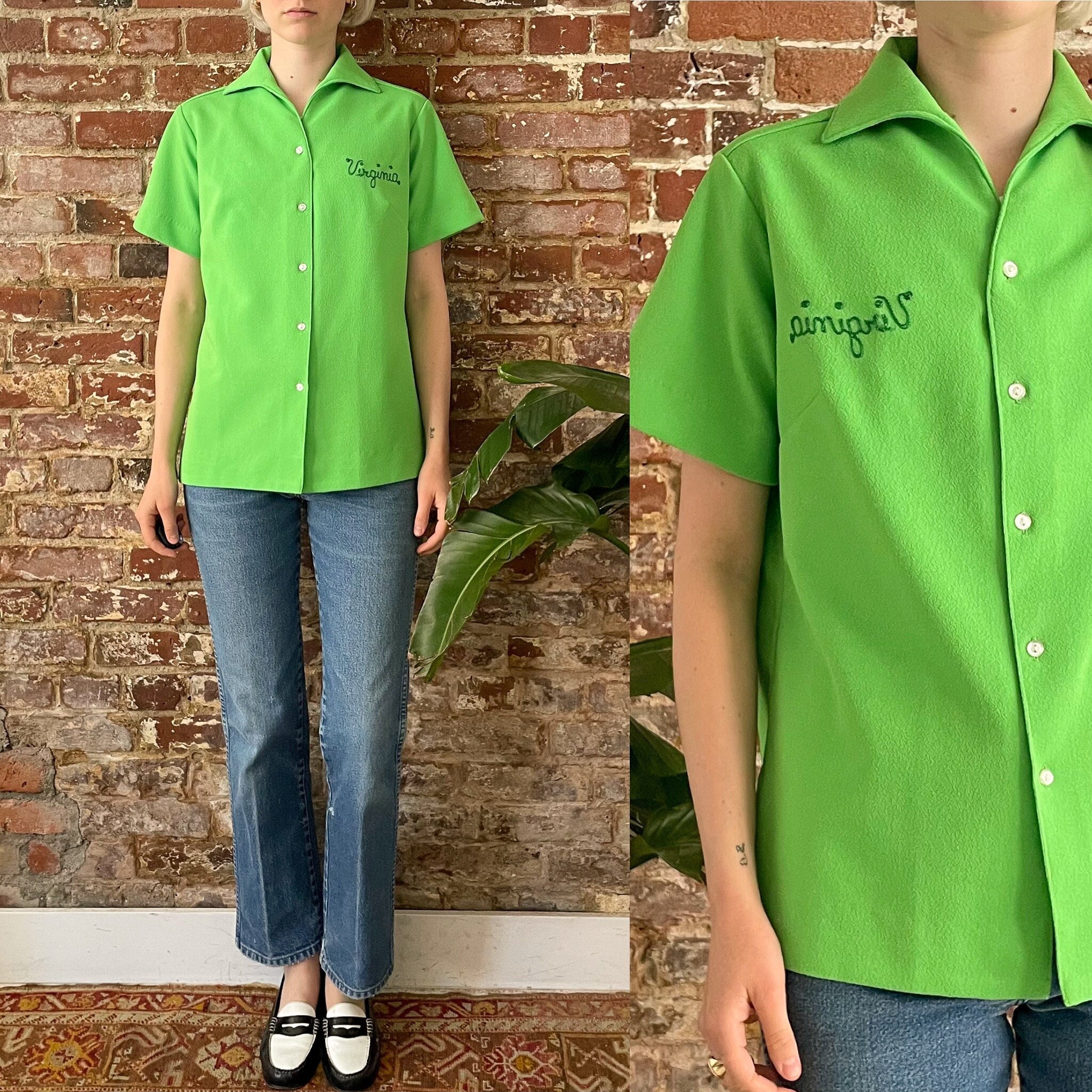 Bowling Shirts Chain Stitch Vintage - Etsy Bowling Shirts Chain Stitch Vintage - Etsy