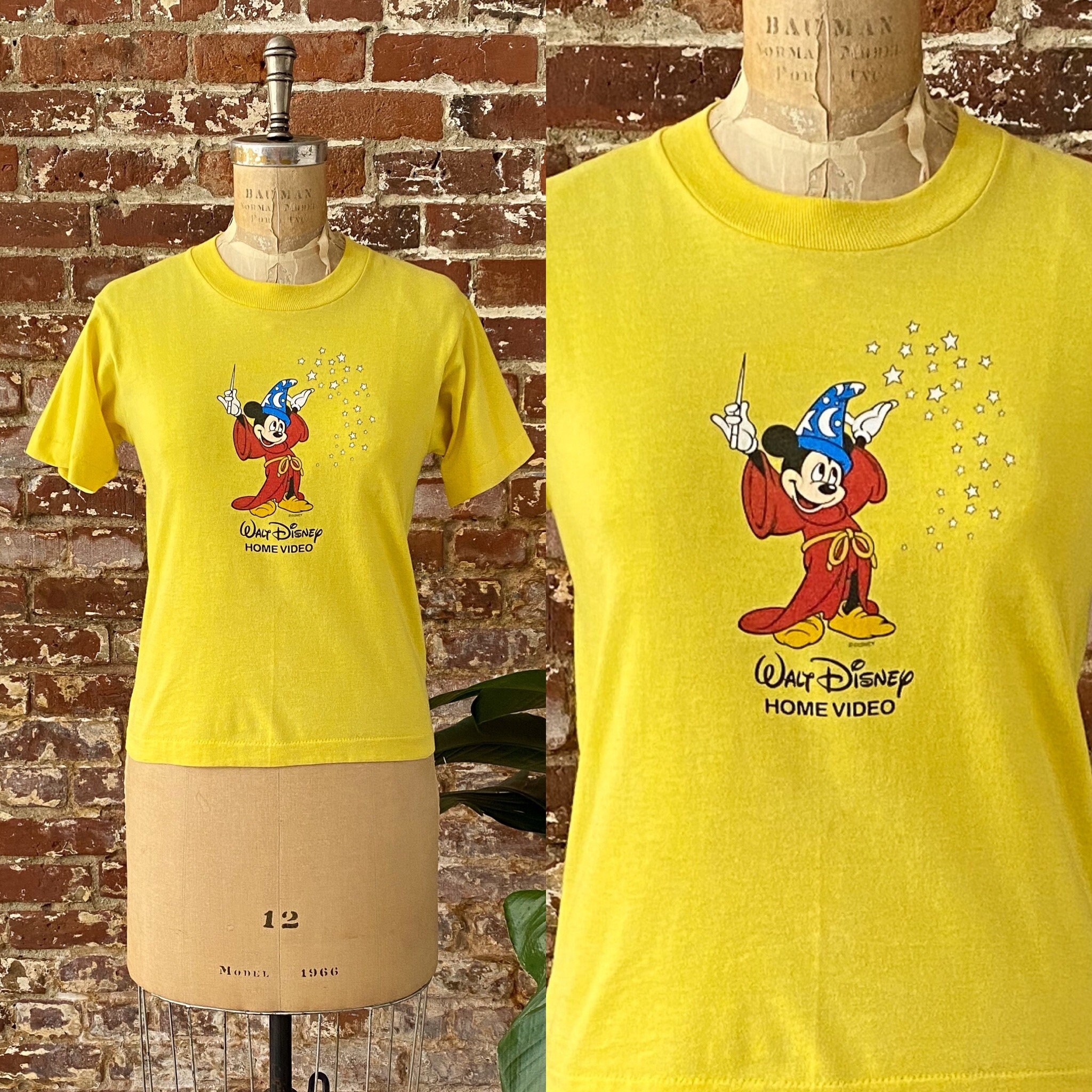 【80s】MICKEYMOUSEミッキーマウス FANTASIA TシャツUSA USA製 80s DISNEY 