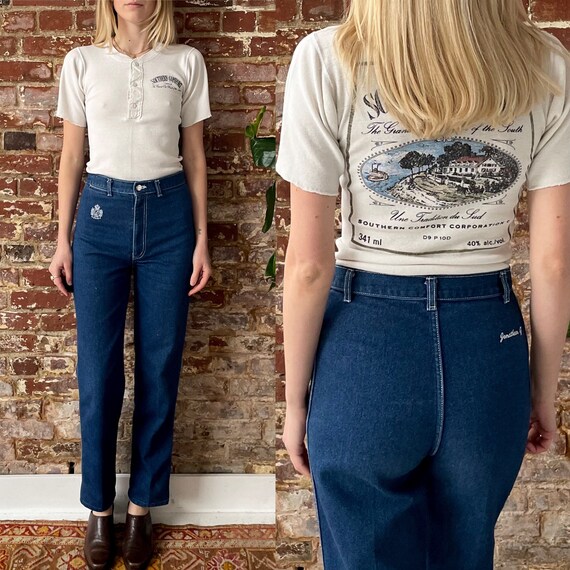Vintage 1980s Medium Wash High Waist 