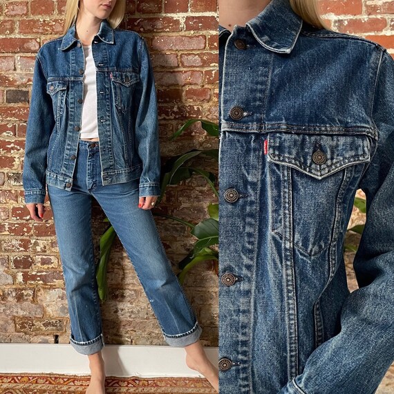 Vintage 1970s 1980s Levi's Medium Wash Denim Jacket 70s - Etsy Canada