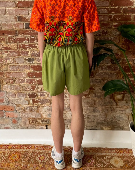 Vintage 1960s Jantzen Olive Green Swim Shorts 60s J… Gem