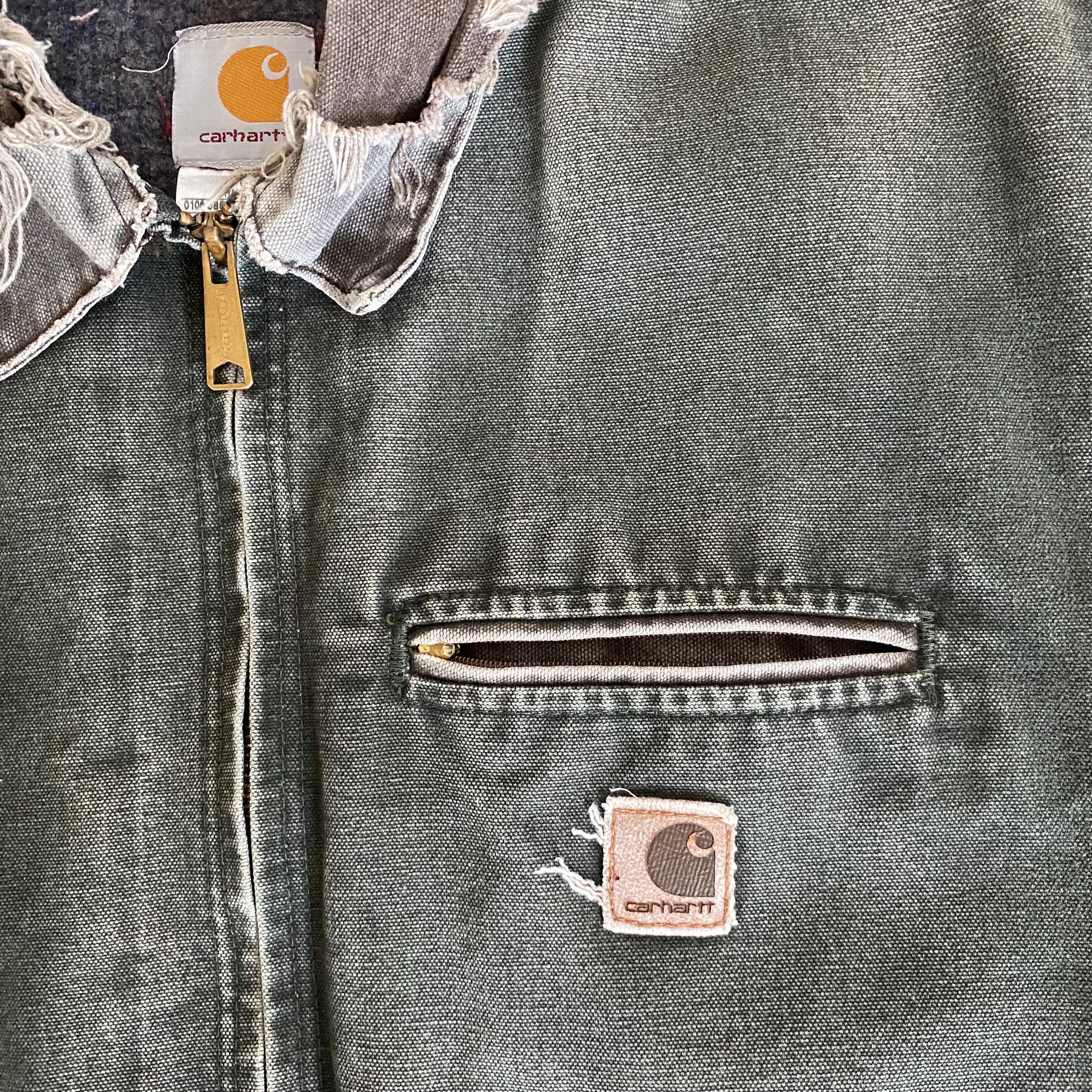 Vintage Carhartt J97 MOS Detroit Jacket - Distressed Sun