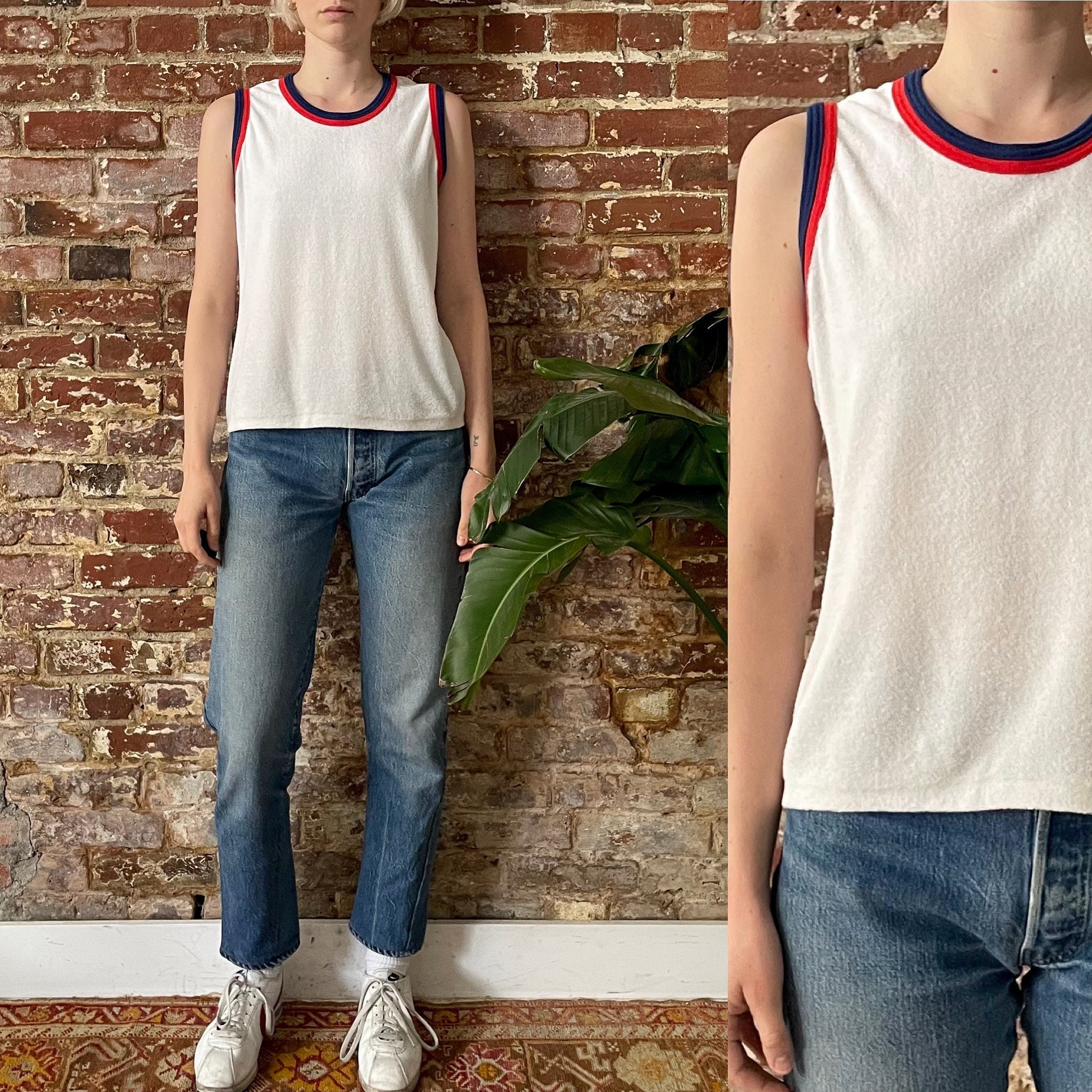 トップス theredthread S clip logo tank theredthread S clip logo tank（The Hardys 