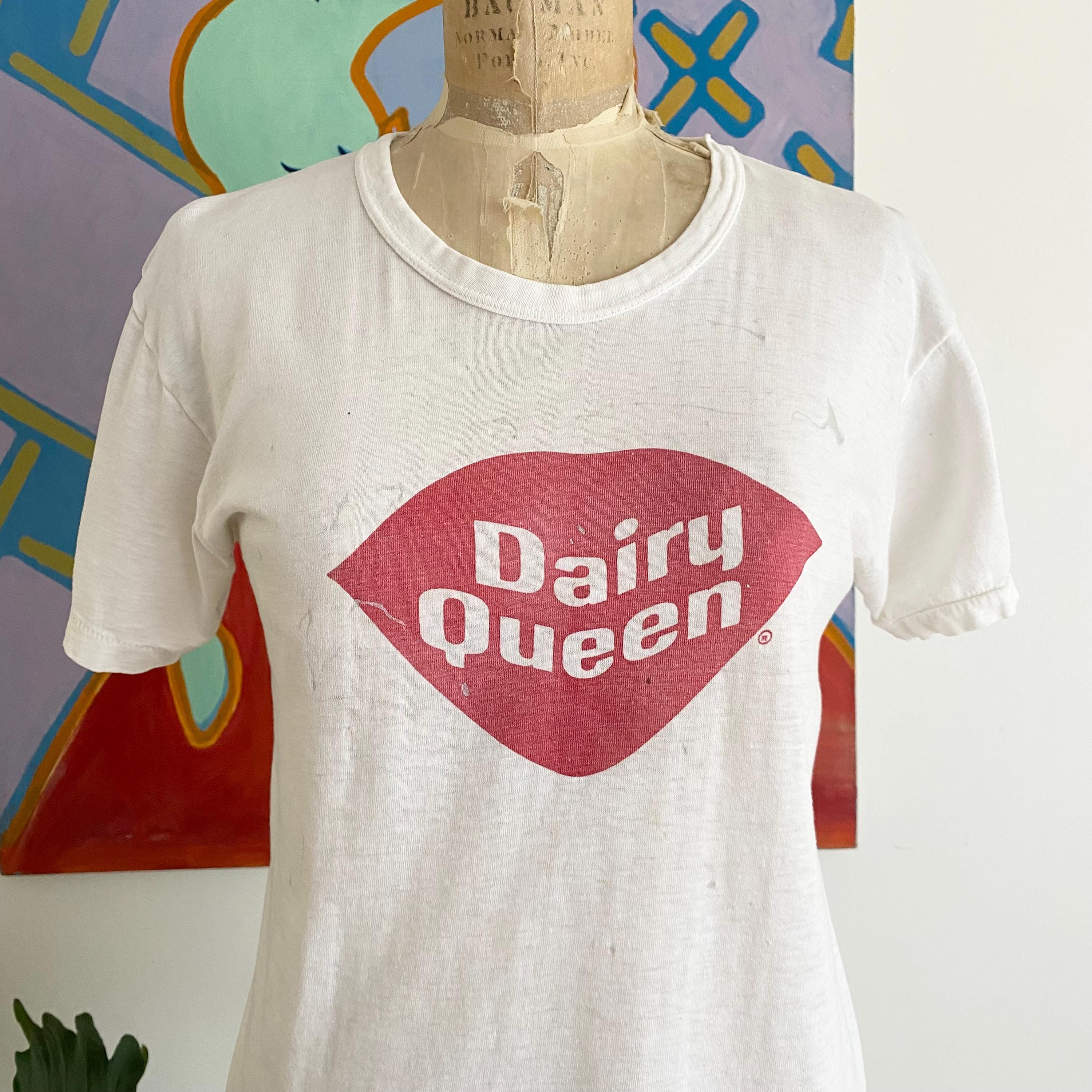 Rare Vintage 1960s Dairy Queen T-shirt - Single Stitch Cotton