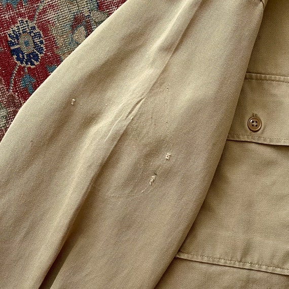 Vintage 1964 Khaki Military Shirt - 60s US Milita… - image 6