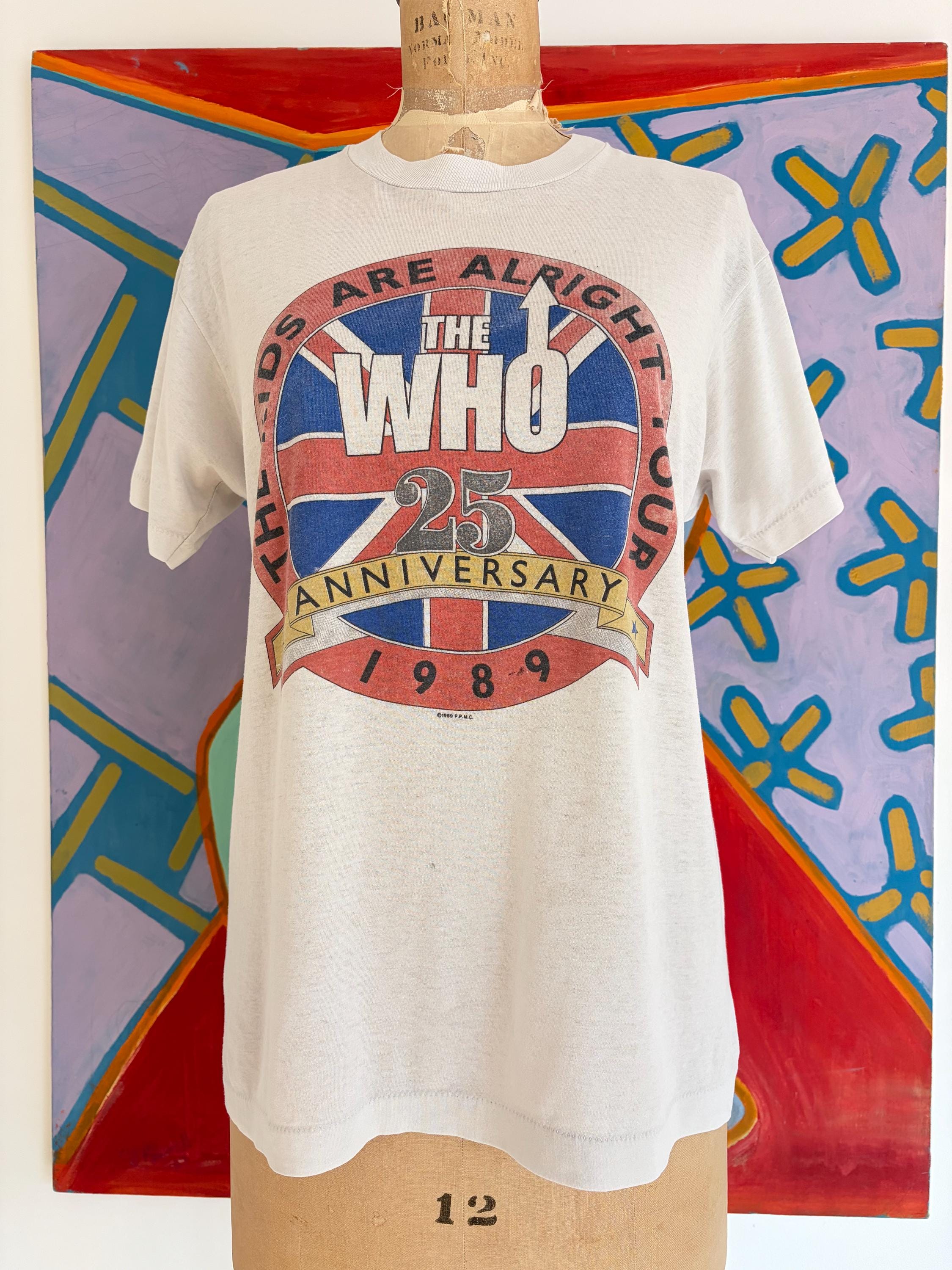 Vtg 1989 the Who the Kids Are Alright 25th Anniversary Tour Paper